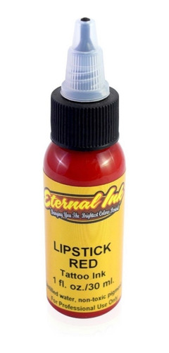 Tinta Roja Para Tatuar Eternal Ink  Lipstick Red 1oz 