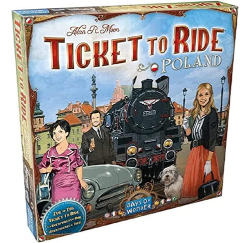 Ticket To Ride Polonia - Expansión Del Juego De Mesa | Juego