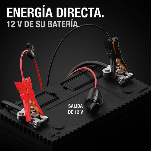 Conector 12v Hembra Con Pinzas Y Fusible Para Batería Noco