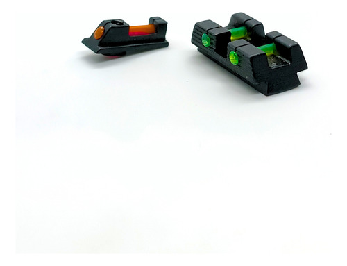 Mira Em Aço Alça E Massa Pistola Glock Fibra Optica 1,5mm