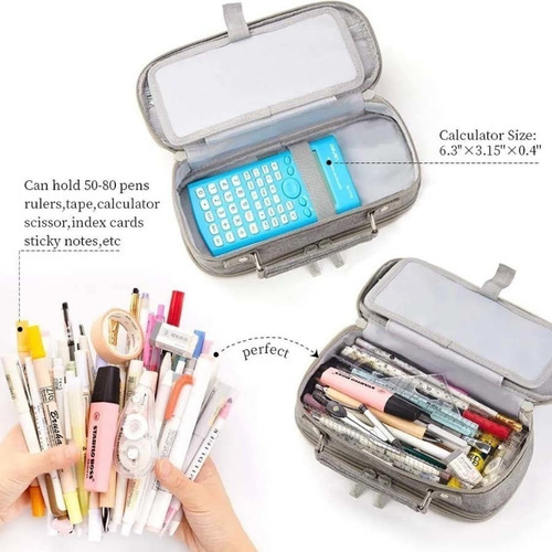 Maletín Para Estudiantes De Gran Capacidad Para Material Esc