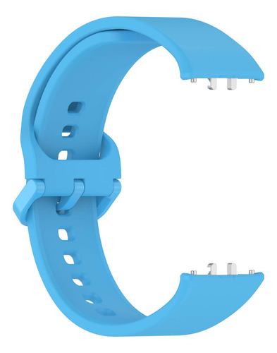 Pulseira Moderna Ltimports Para Samsung Galaxy Fit3 Sm-r390 Cor Azul-claro