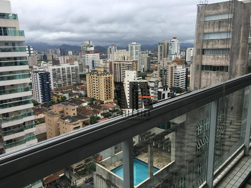 Imagem 10 de 15 de Apartamento Stúdio No Gonzaga Com Linda Vista Todo Mobiliado - Ap1482