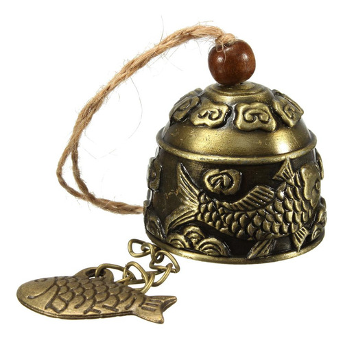Vintage Fengshui Bell Good Luck Blesssing Home And Garden