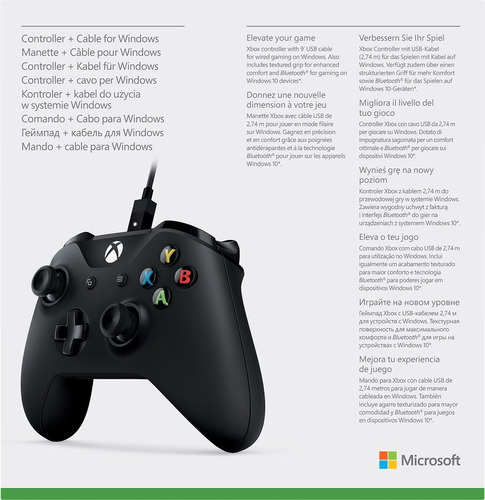 Mando Inalámbrico Xbox De Microsoft Y Cable Para ...