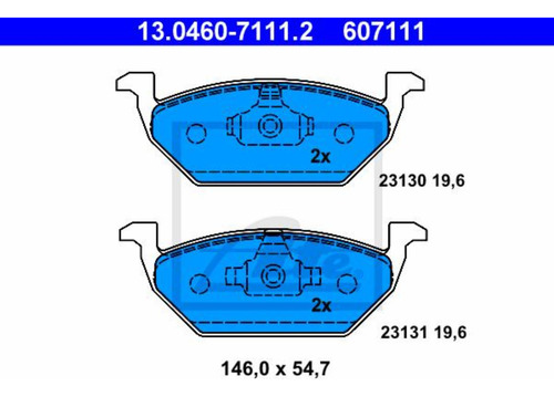 Balatas Delanteras Seat Cordoba 2003-2010 E Ibiza 2003-2015