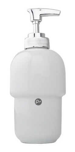 Imagen 1 de 1 de Dispensador De Jabon Liquido Blanco En Porcelana De Alta Cal