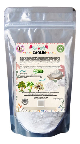 2 Kg Caolin -arcilla Orgánica Blanca 