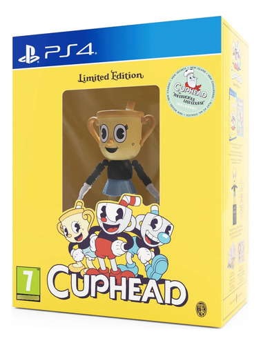 Juego multimedia físico Cuphead de edición limitada para PS4