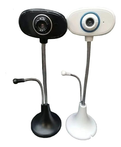 Camara Webcam Usb Videoconferencia Con Micrófono Teletrabajo Color Negro - 240095