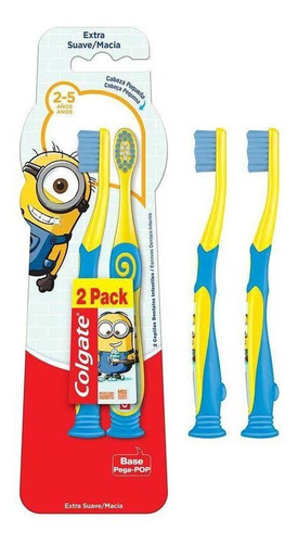 Escova Dental Colgate Minions 2-5 Anos 2 Unidades