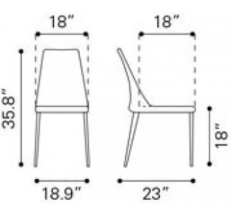 Imagen 6 de 9 de Silla Modelo Whisp - Beige Këssa Muebles