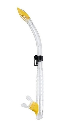 Snorkel Cressi Tao Para Buceo Y Apnea Clear / Amarillo