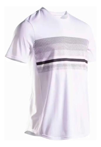 Camiseta Manga Corta Transpirable Artengo Tts100 Blanco