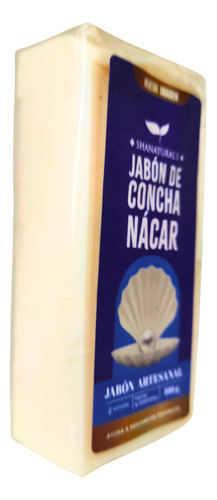 Jabón Concha Nacar Natural Artesanal Vegano 100gr