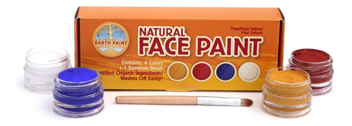 Mini Kit De Pintura Facial Natural Earth Paint | No Tóxico |