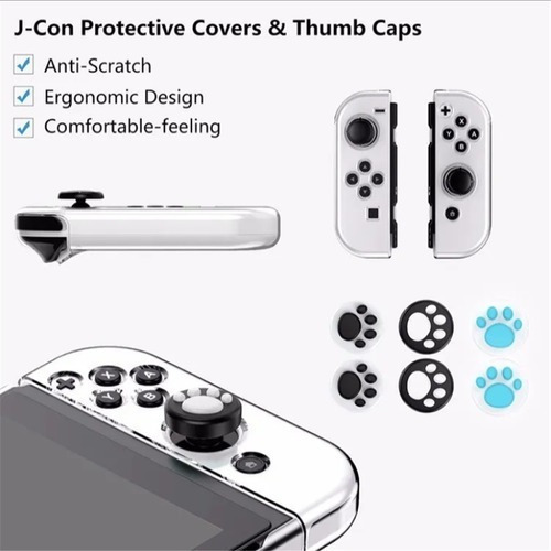 Imagen 7 de 7 de Kit De Accesorios Para Estuche Oled De Nintendo Switch