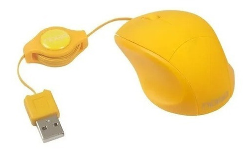 Mouse Mini Noga Con Cable Retractil Ngm 418 