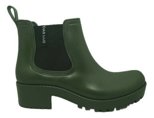 Bota Goma Mujer Con Elastico Para Lluvia Tucson Das Luz