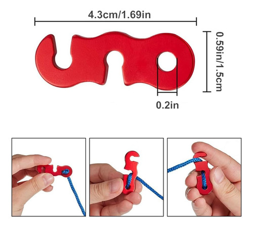 Yergofe 36 Piezas Tenta Tenta Tensor - 3 Tipos De Aleación T