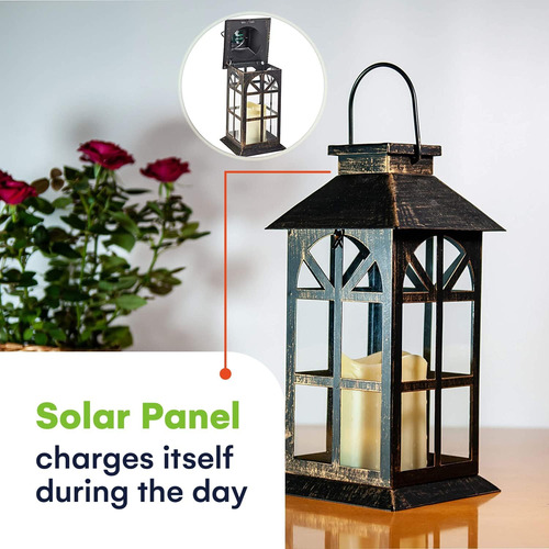Linterna Solar Al Aire Libre Impermeable - Lámpara Colgante