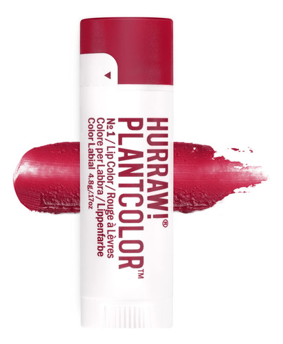 Hurraw! Plantcolor Lip Color No. 1: Tono Rojo. Alternativa D