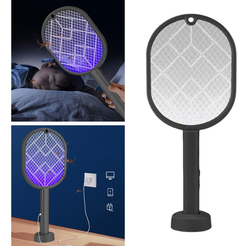 Mosquitos Trap Lamp & Fly Killer 3000v Potente Carga Gris