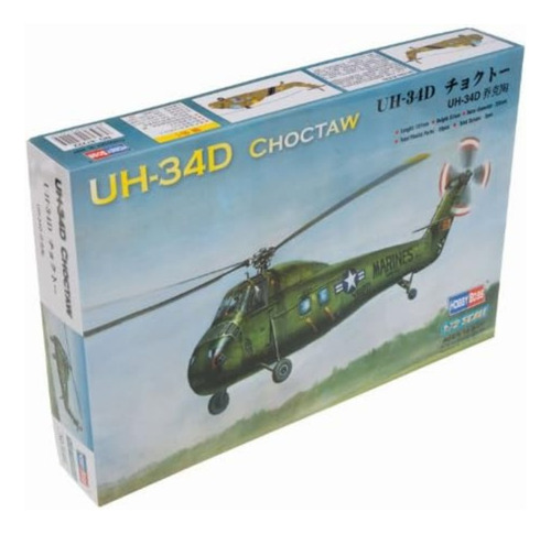 Hobbyboss 87222 Helicoptero Uh 34d Choctaw 1/72 Para Armar