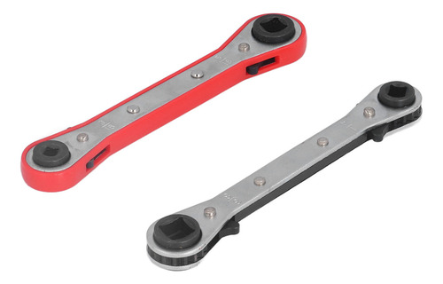 Llave De Trinquete Cuadrada De Doble Extremo De Acero Con Al