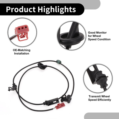 Sensor Velocidad Abs Para Ford Fusion 2007-2011 Rear