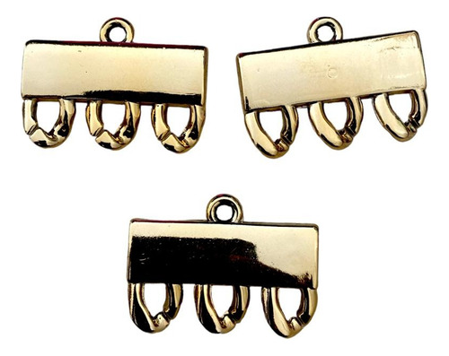 10 Terminal Para Hacer Collar O Pulsera 3 Hilos Conector