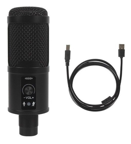 Microfono Condensador Usb Bm-65 Cardiode Tripode+filtro+mute