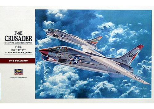 Modelismo Avion 1/48 Americano Usaf F-8 Crusader Hasegawa 