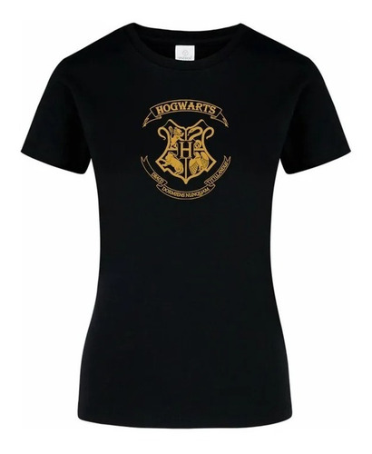 Playera Hogwarts Moda Harry Potter Colegio Fan Comoda Mujer