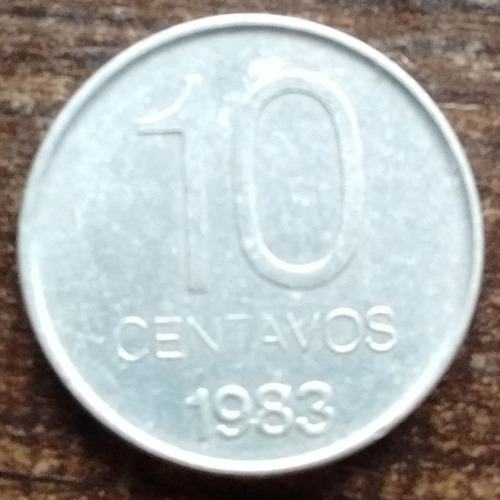 Moneda 10 Centavos Argentina 1983 Muy Buena