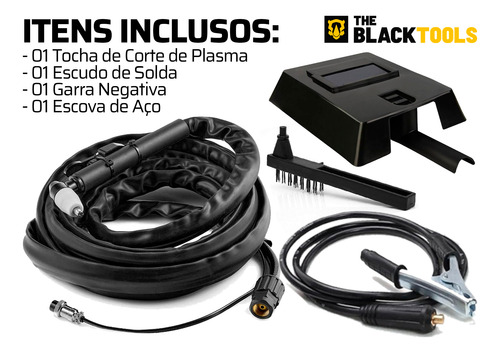Maquina Inversora Corte Plasma Com Compressor - 220v