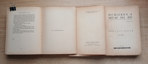 De La Noche Al Día Luis Spota 1945 + 5 Libros Mismo Autor (Usado)