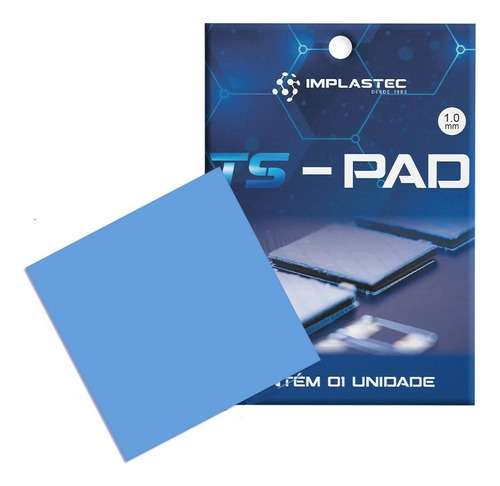 Thermal Pad Implastec 1.0mm - 100x100mm 12.8w/mk