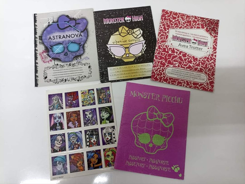 Lote De Diarios De Las Muñecas Monster High (Usado)