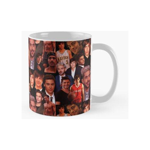 Taza Cartel De Diseño De Collage De Zac Efron 2020 Calidad P