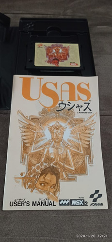 Cartucho Msx2 Konami Original The Treasure Of Usas, Completo (Usado)