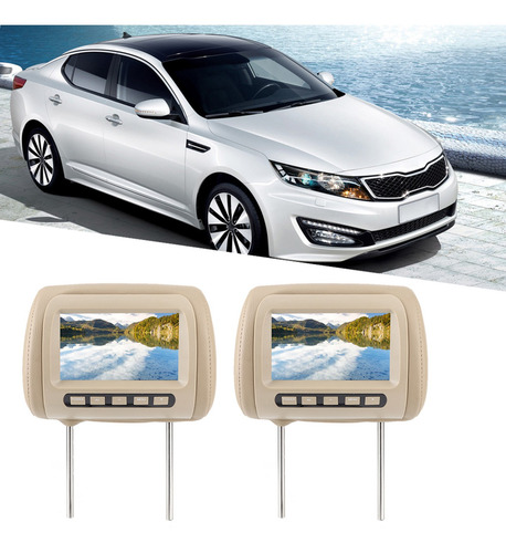 Monitor De Reposacabezas, Reproductor De Vídeo Lcd Universal