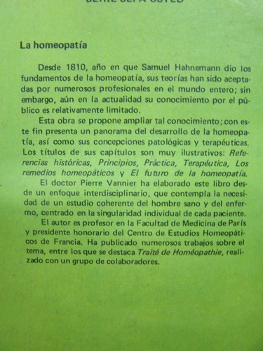 La Homeopatia * Pierre Vannier *