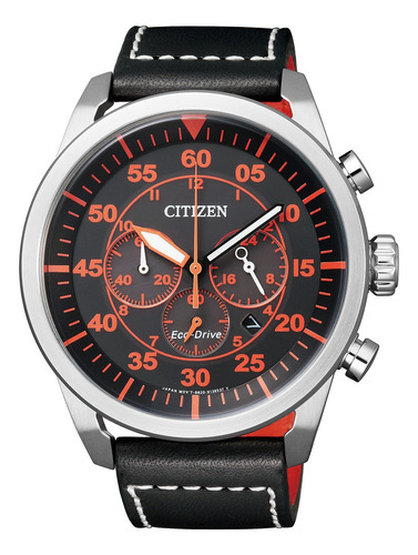Reloj Hombre Citizen Ca4210-08e Crono Eco Agente Oficial M