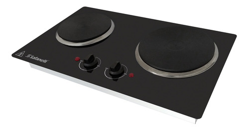Fogão Cooktop Elétrico Gourmet 2 Bocas Safanelli