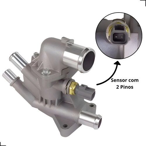 Carcaça + Válvula Termostática Ford Ka 3cc 1.0 Alumínio