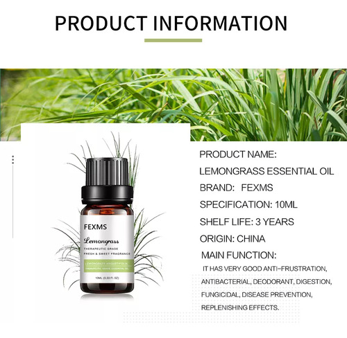 Aceite Esencial De Hierba Limón Natural Antimicótico 20ml