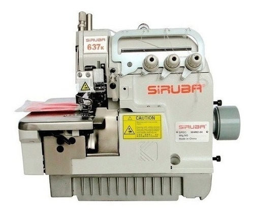 Máquina de costura overlock Siruba 637K cinza 110V/220V