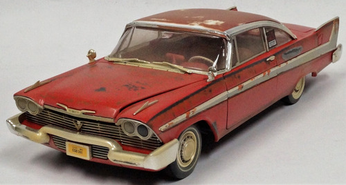 Plymouth Fury 1958 Christine  Autoworld Escala 1:18