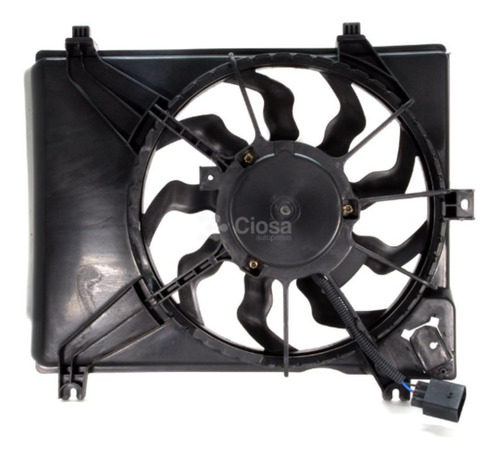 Motoventilador Para Radiador P/ Hyundai I10 1.2l 2013